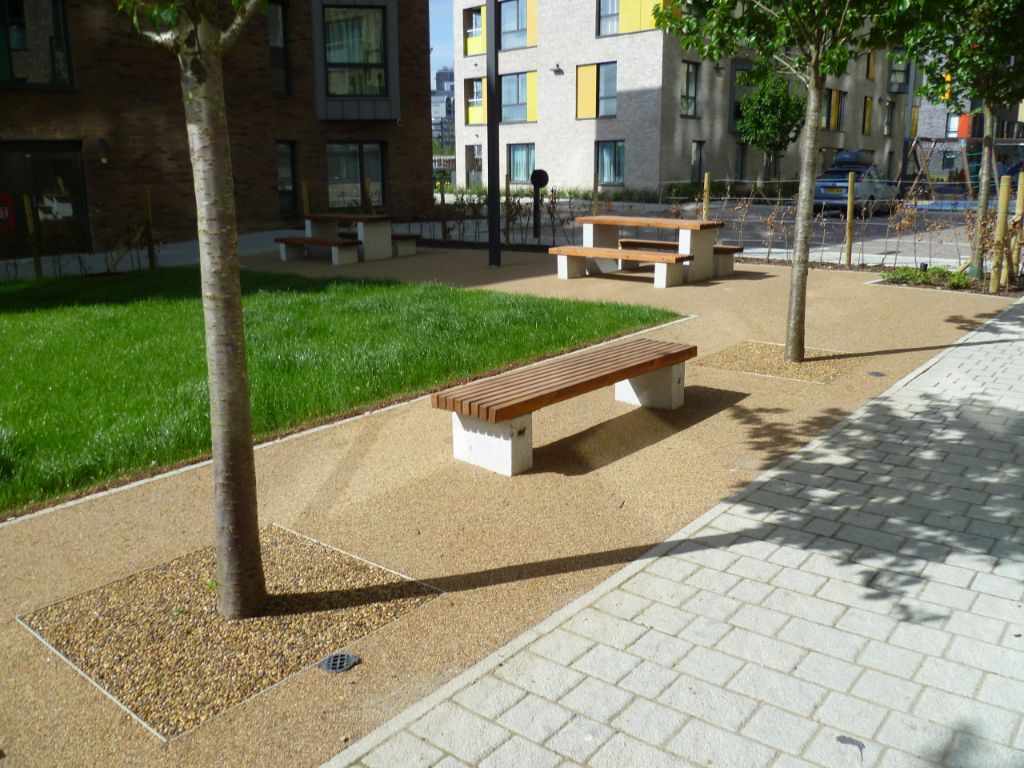 Resin Bound Tree Pits